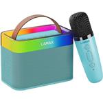LAMAX KaraokeKid1 Blue, prenosný karaoke reproduktor