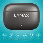 Lamax SteelClips1 ANC, bezdrôtové bluetooth slúchadla