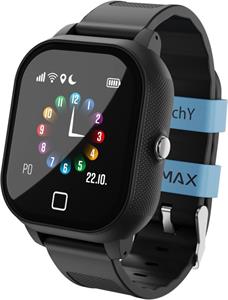 Lamax WatchY3 Black, detské smart hodinky, čierne