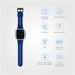 LAMAX WatchY4 Play Blue, detské smart hodinky, nano SIM slot, modré