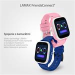 LAMAX WatchY4 Play Blue, detské smart hodinky, nano SIM slot, modré