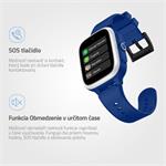 LAMAX WatchY4 Play Blue, detské smart hodinky, nano SIM slot, modré