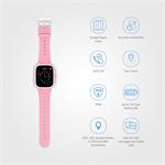 Lamax WatchY4 Play Pink, detské smart hodinky, nano SIM slot, ružové