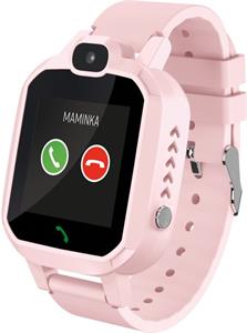 Lamax WCall, smart hodinky pre deti, ružové