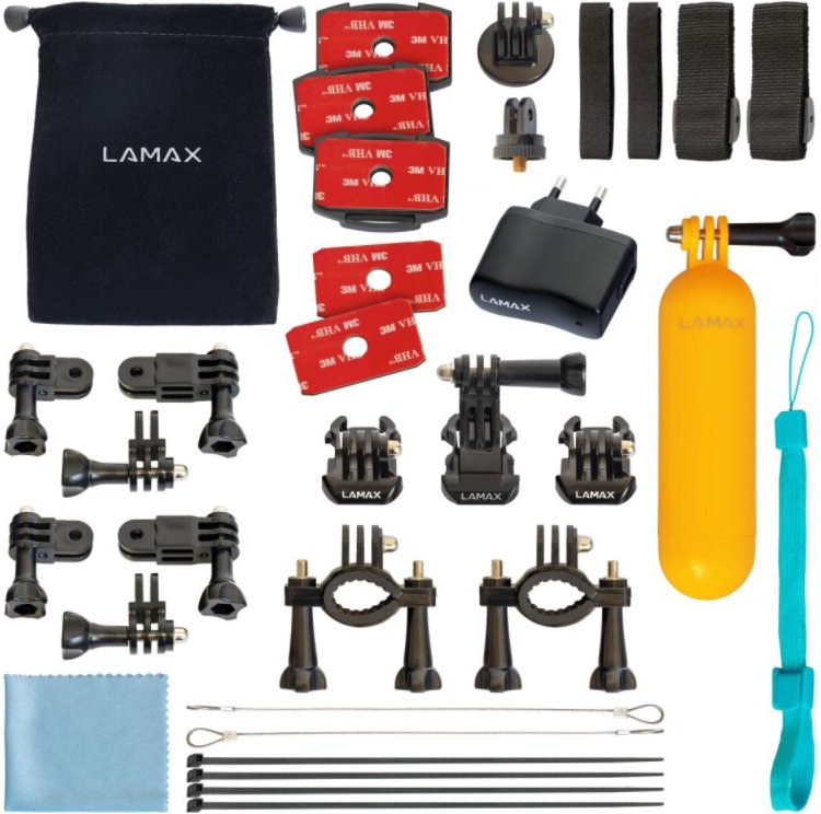 Lamax XL, sada 23ks príslušenstva pre športové kamery