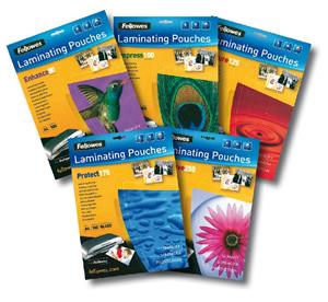 Laminovacie fólie FELLOWES 54x86mm 125mic