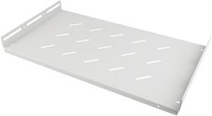 Lanberg 19'' polica 1U/280mm, sivá, do 120kg