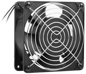 Lanberg 1x ventilátor, 120mm, čierny