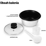 Lauben Rice Cooker Square 1000WB, elektrický multifunkčný hrniec a ryžovar