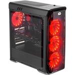 LC POWER Gaming 988B Red Typhoon, čierna