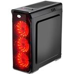 LC POWER Gaming 988B Red Typhoon, čierna