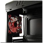 LC POWER Gaming 988B Red Typhoon, čierna