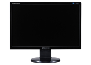 LCD Samsung 2243BW black (22") pivot, Black