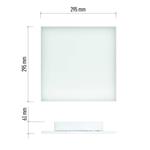 LED panel prisadený EXCLUSIVE 30x30, 18W, stmiev.so zmenou CCT