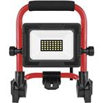 LED reflektor ELION 30W, červeno-čierny, IP65, 4800 lm, neutrálna biela
