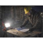 LED reflektor ELION 30W, červeno-čierny, IP65, 4800 lm, neutrálna biela