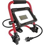 LED reflektor ELION 30W, červeno-čierny, IP65, 4800 lm, neutrálna biela