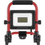 LED reflektor ELION 50W, červeno-čierny, IP65, 8000 lm, neutrálna biela