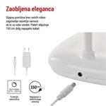 LED stolná lampa MOLLY, biela