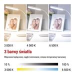 LED stolná lampa MOLLY, biela