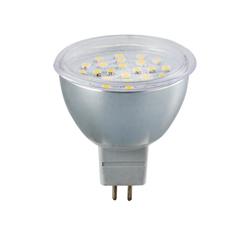LED žiarovka GU5.3 bodová 24x3528D SMD, 3,5W, 400 lm, 12V, biela