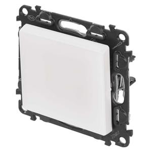 Legrand Valena Life ovládač tlačidlový zapínací 1/0, biela