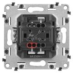 Legrand Valena Life ovládač tlačidlový zapínací 1/0, hliník