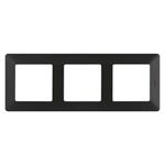 Legrand VALENA LIFE Rámček 3-násobný, čierny