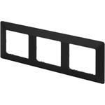 Legrand VALENA LIFE Rámček 3-násobný, čierny