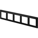 Legrand VALENA LIFE Rámček 5-násobný, čierny