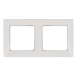 Legrand Valena Life rámik dvojnásobný, biely / chrom