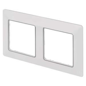 Legrand Valena Life rámik dvojnásobný, biely / chrom
