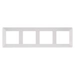 Legrand Valena Life rámik štvornásobný, biela