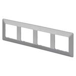 Legrand Valena Life rámik štvornásobný, hliník