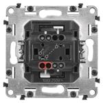 Legrand Valena Life spínač č. 1, hliník