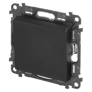 Legrand VALENA LIFE Tlačidlo, čierne