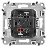 Legrand VALENA LIFE Vypínač č.1, čierny