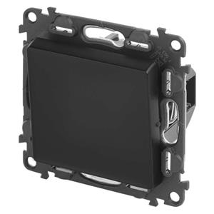 Legrand VALENA LIFE Vypínač krížový č.7, čierny