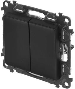 Legrand VALENA LIFE Vypínač sériový č.5, čierny