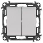 Legrand Valena Life vypínač sériový č. 5, hliník