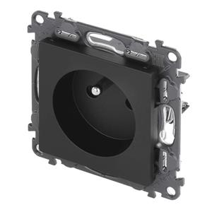 Legrand VALENA LIFE Zásuvka 230V, čierna
