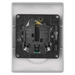 Legrand Valena Life zásuvka dvojnásobná, hliníková