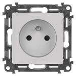 Legrand Valena Life zásuvka, hliníková