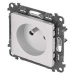 Legrand Valena Life zásuvka, hliníková