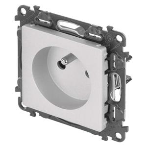 Legrand Valena Life zásuvka, hliníková