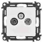 Legrand Valena Life zásuvka TV-RD-SAT, biela