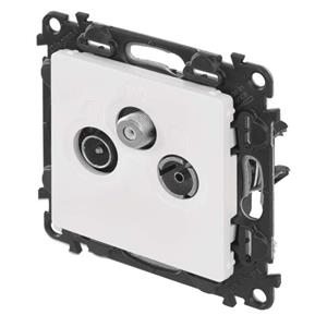 Legrand Valena Life zásuvka TV-RD-SAT, biela