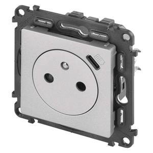 Legrand Valena Life zásuvka, USB-C, hliníková