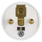 Legrand vidlica priama s úchytom, biela