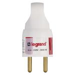 Legrand vidlica priama s úchytom, biela